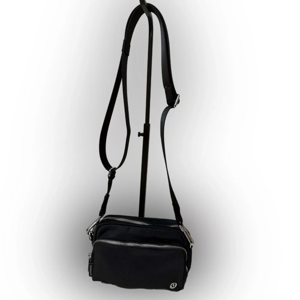 Lululemon Athletica Black Messenger Bag